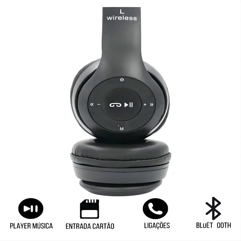 Fone de ouvido sem fio, Headphone Bluetooth